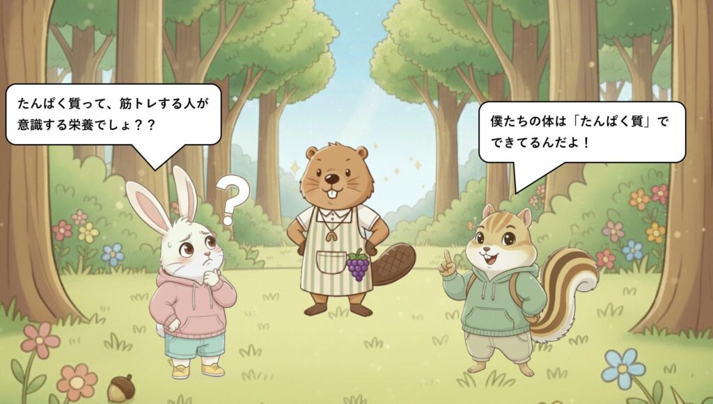 そもそも、たんぱく質ってどんな役割があるの？