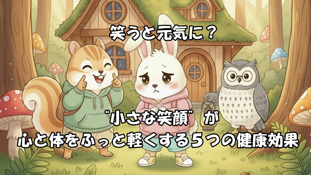 笑うと元気に？“小さな笑顔”が心と体をふっと軽くする5つの健康効果