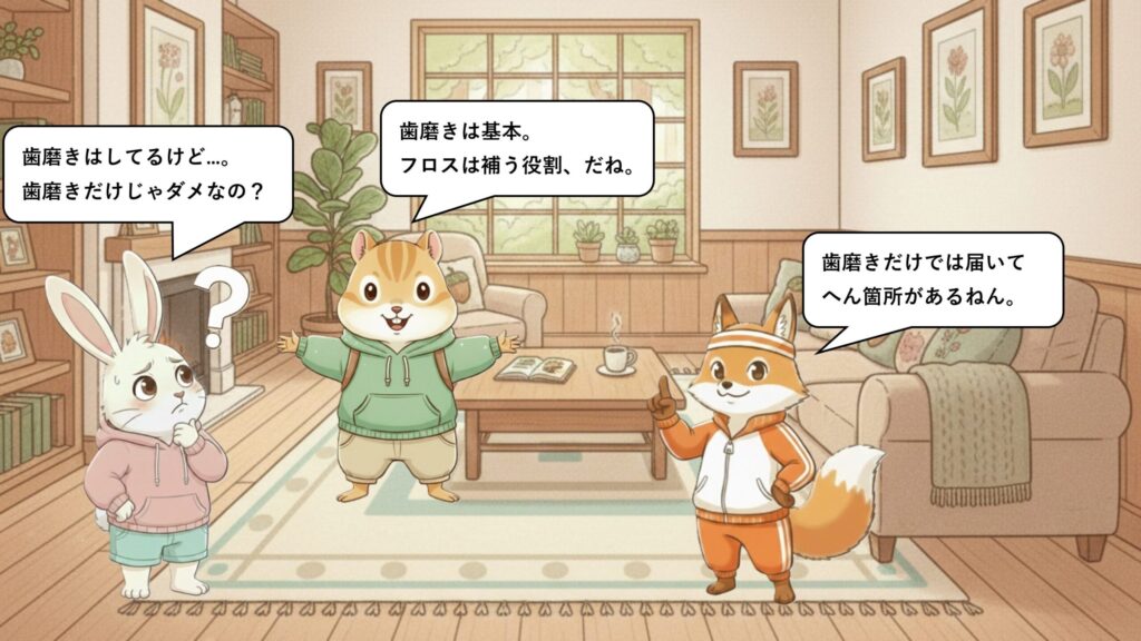 歯磨きだけでは足りないのはなぜ？