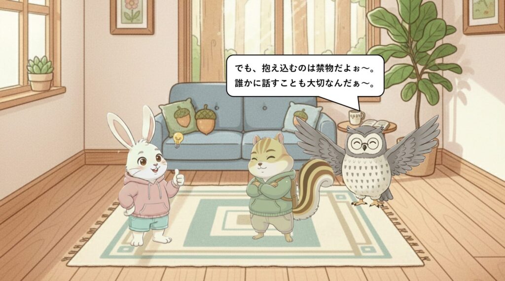 無理に強くならなくていい、頼ってもいい