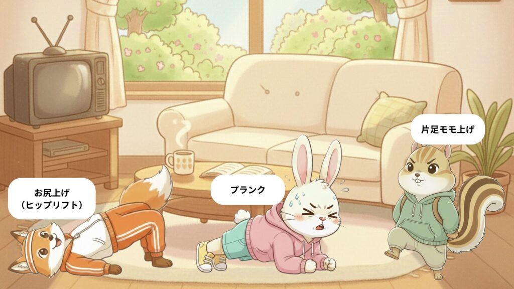 忙しくてもできる「ながら体幹トレーニング」3つ