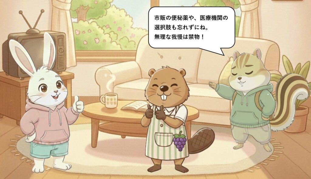 つらいときは便秘薬も選択肢|上手な使い方と注意点