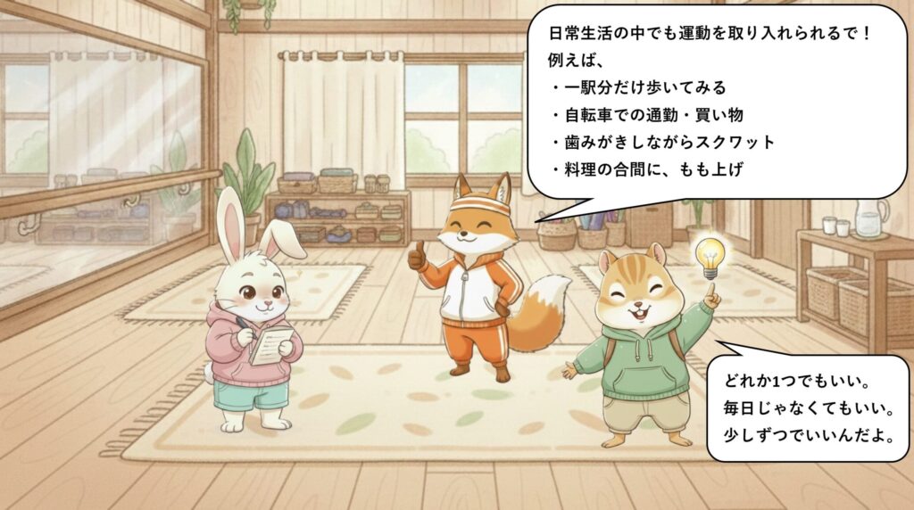 忙しい人・運動が苦手な人の現実的な選択肢