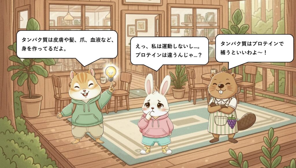 そもそも、タンパク質ってどんな役割があるの？