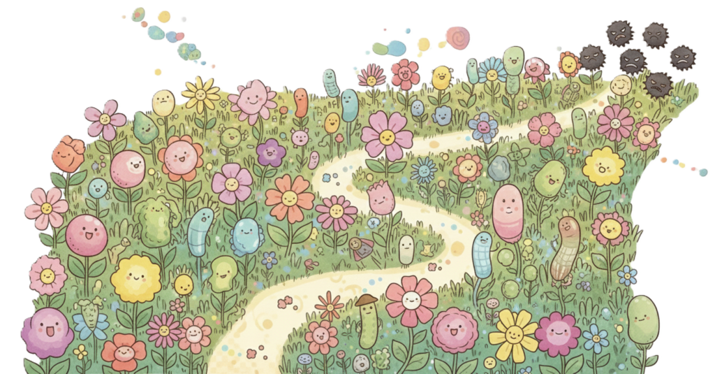 腸内フローラのイメージ