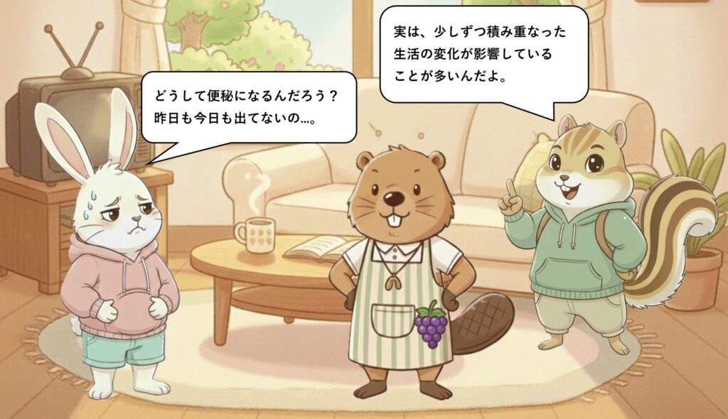 便秘はなぜ起こる?急に始まる原因と生活習慣の関係