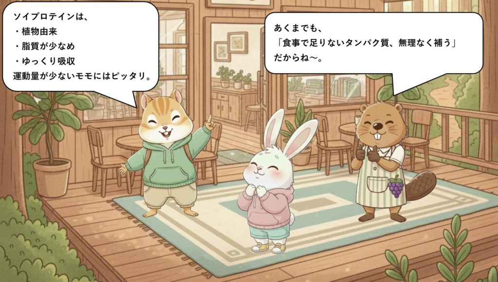 健康目的なら、ソイプロテインという選択肢