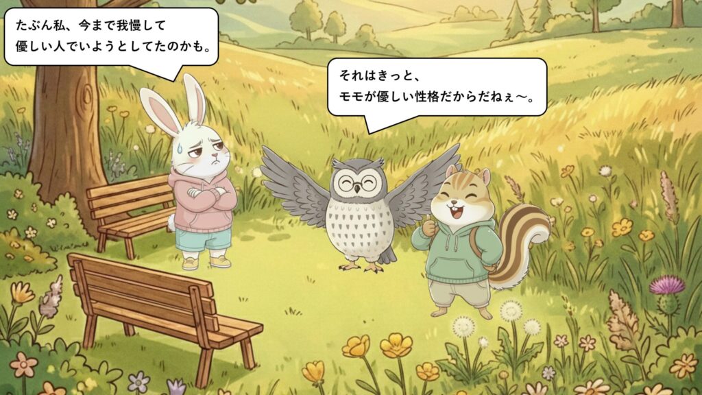 我慢しない=冷たい人、ではない