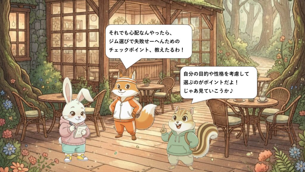 失敗しないためのジム選びの5つのチェックポイント