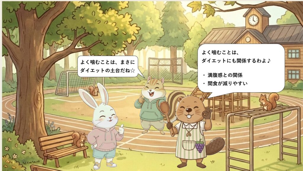 ダイエットの視点から見た“噛む”という習慣