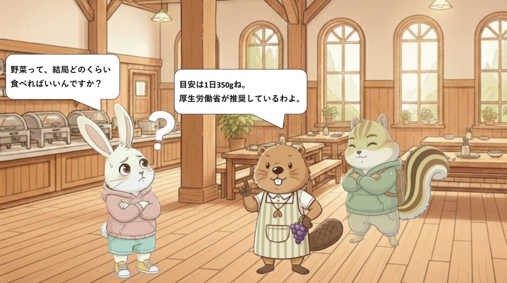 そもそも野菜は1日どれくらい必要？