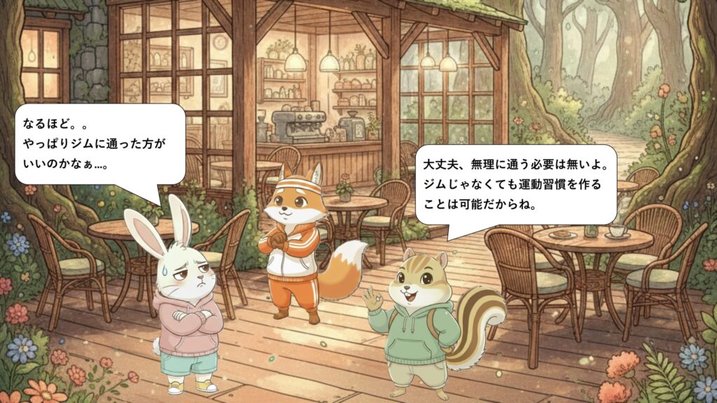 ジムに通わないという選択肢