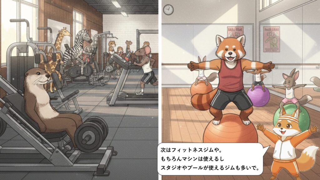 フィットネスジムが向いている人