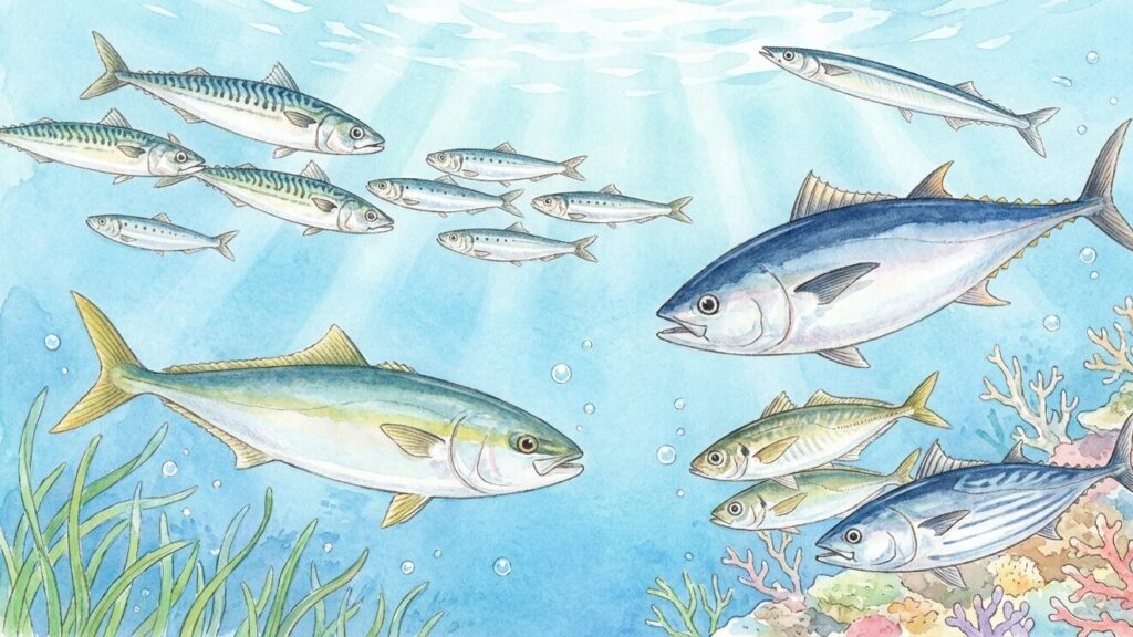 魚に含まれる代表的な栄養素