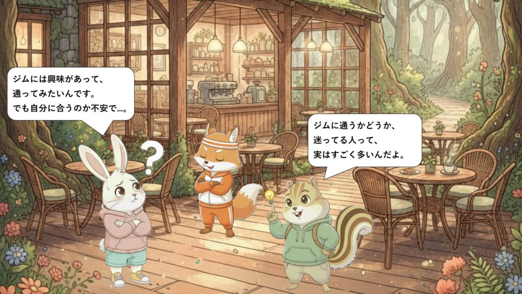 ジムに通うべきか迷っている人はとても多い