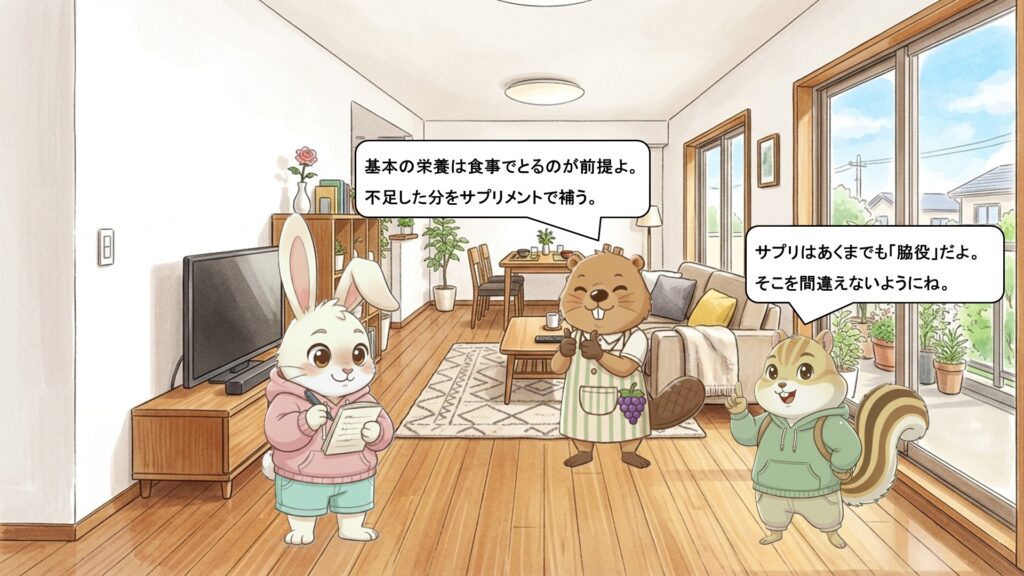 サプリは「補う」もの──本来の役割をもう一度確認