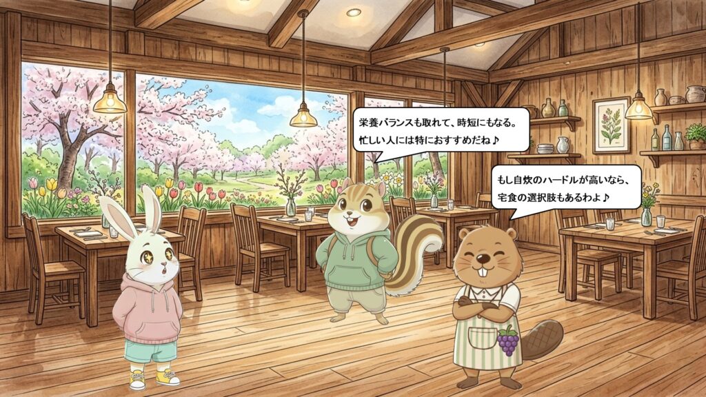 自炊のハードルが高い人には宅食もアリ