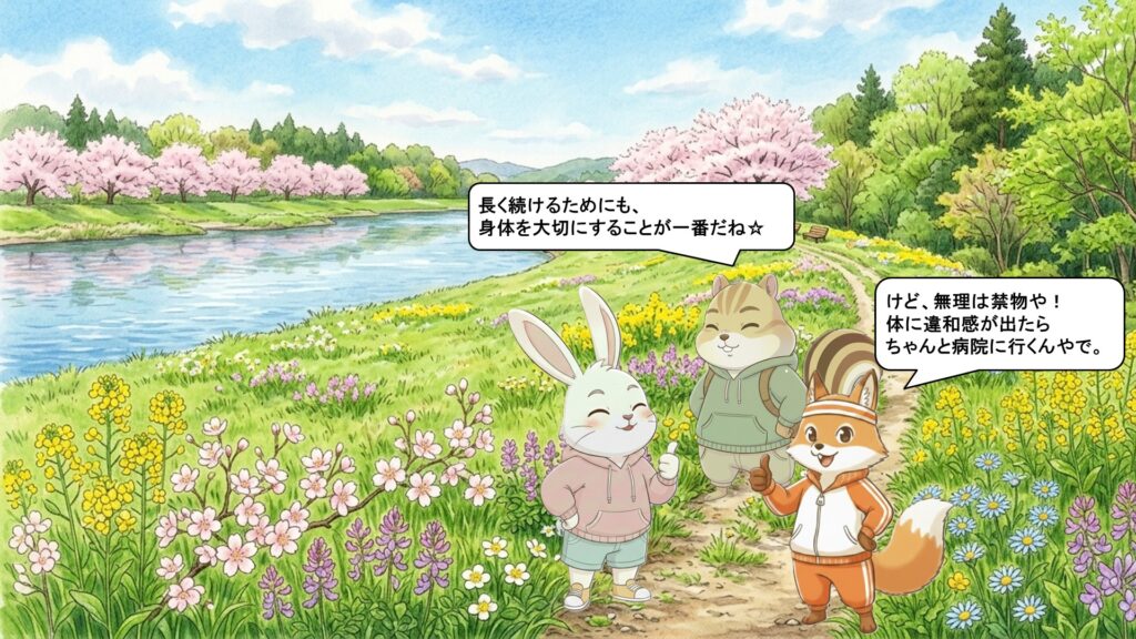 無理して続けるのはNG|体のサインを見逃さないで