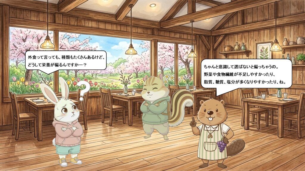 外食・コンビニ弁当で栄養が偏りやすい理由