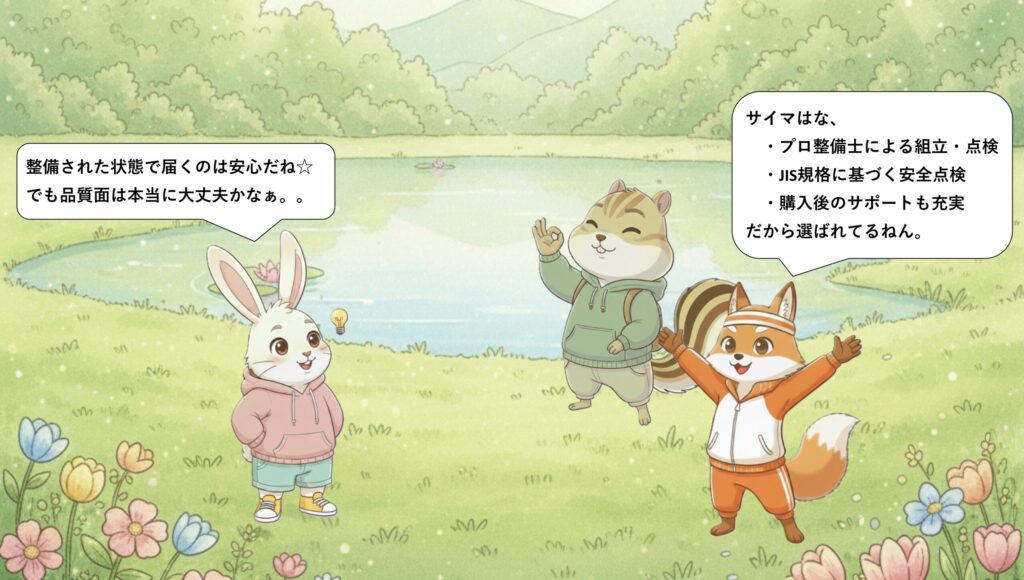 サイマが安心して利用できる理由