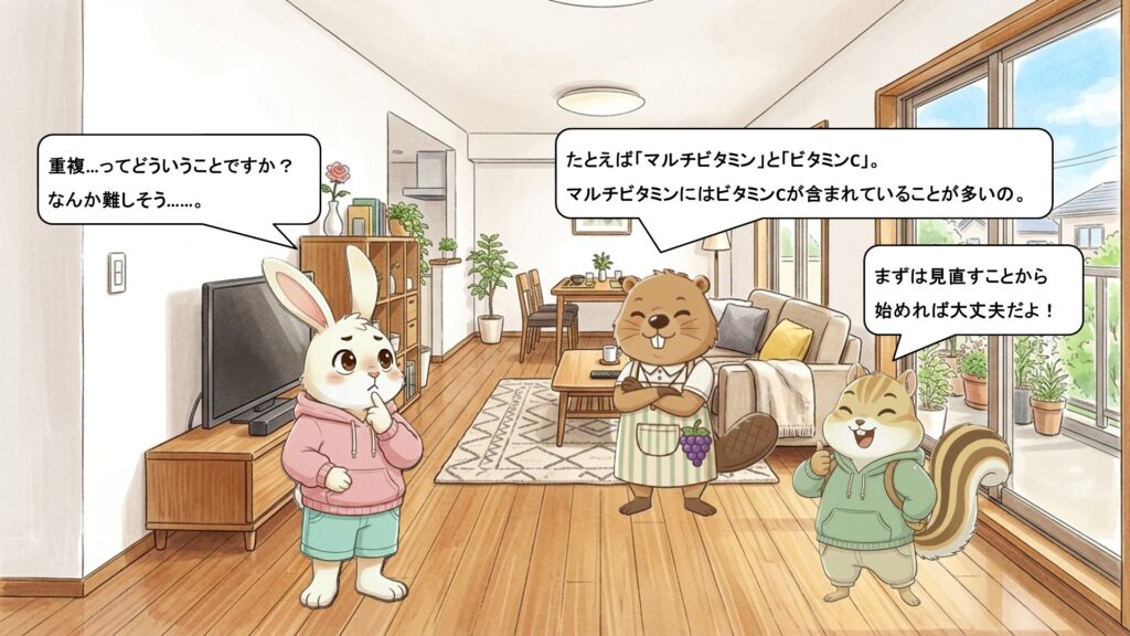 気づかない落とし穴「成分の重複」問題