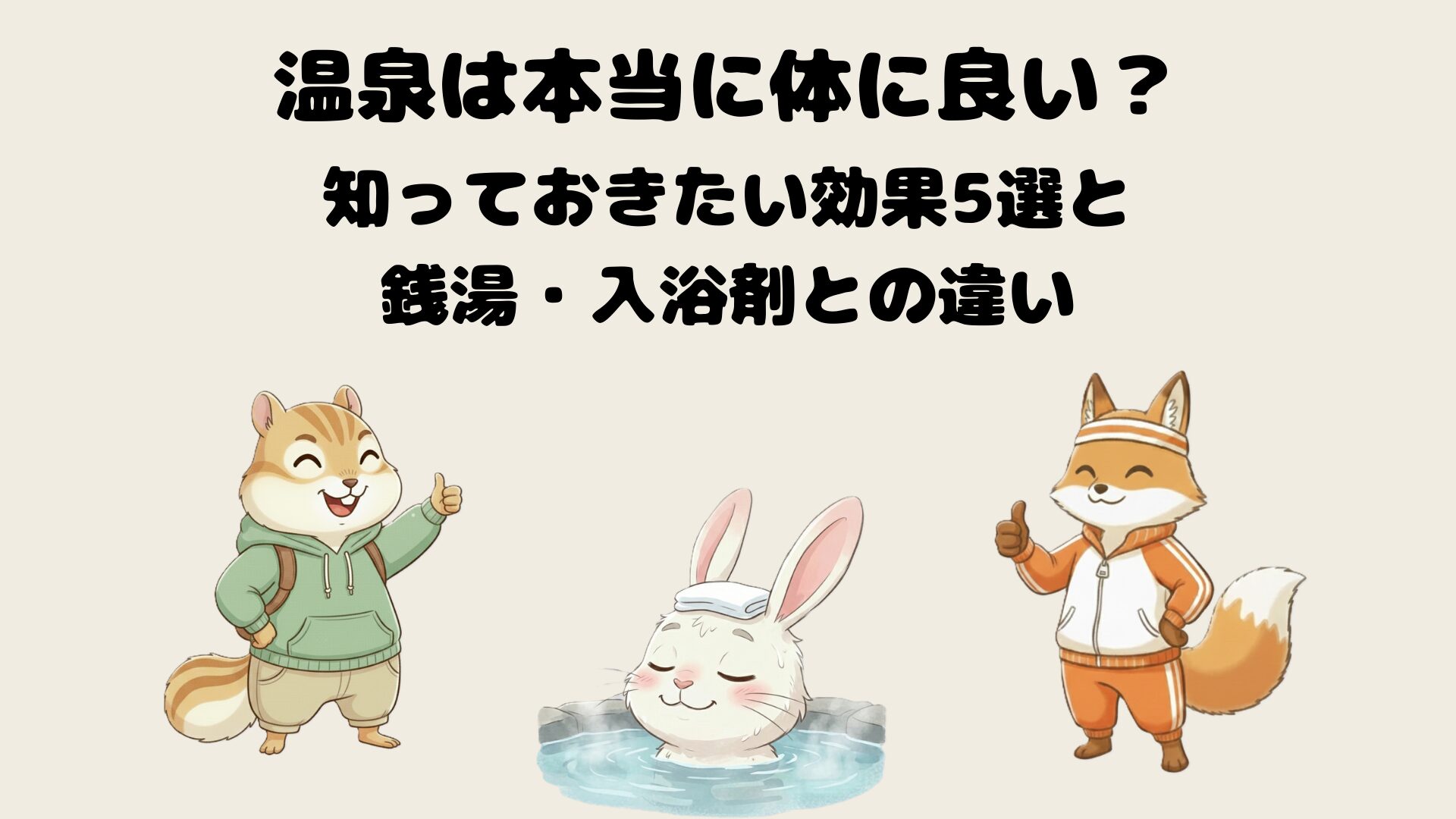 温泉は本当に体に良い？知っておきたい効果5選と銭湯・入浴剤との違い