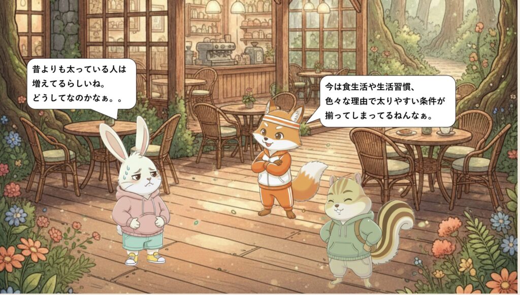 なぜ現代人は太りやすいのか