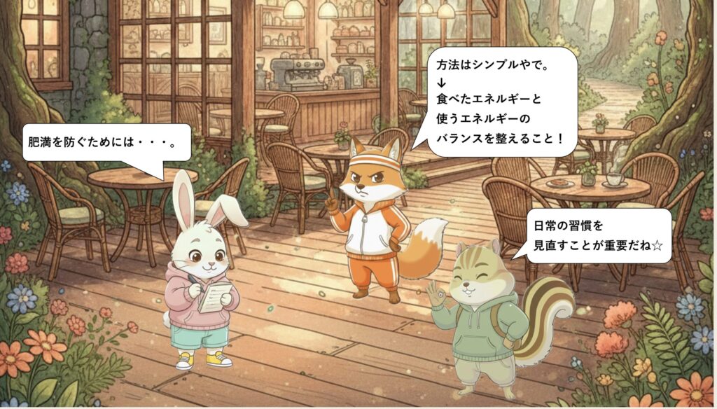 肥満を防ぐためにできること