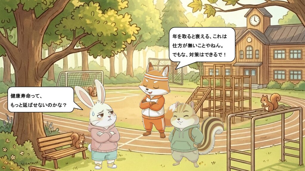 元気に動ける期間が短くなる、その理由