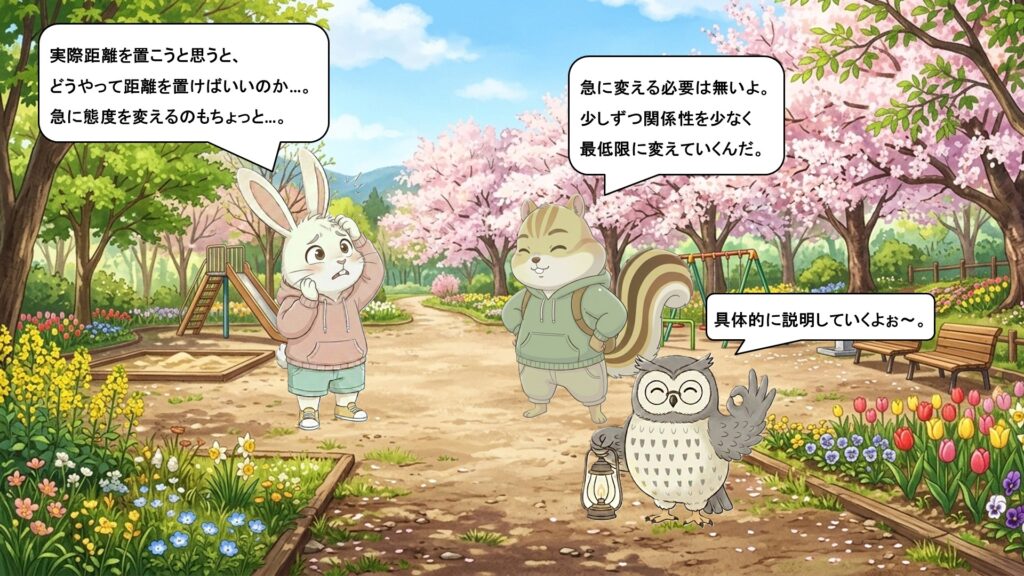 最低限の付き合いでOK！心を守る「距離の置き方」