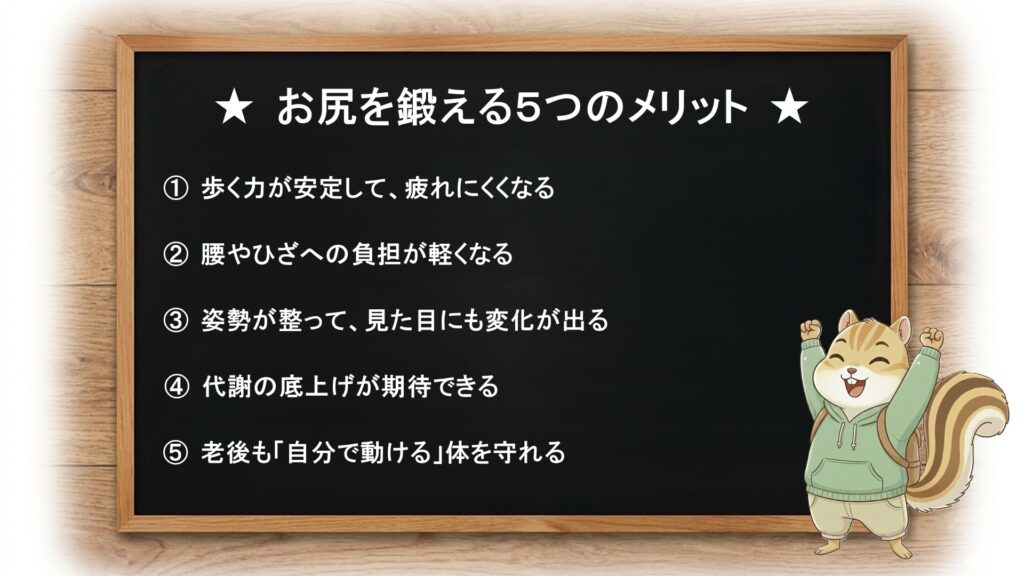 お尻を鍛えると何が変わる?5つのメリット