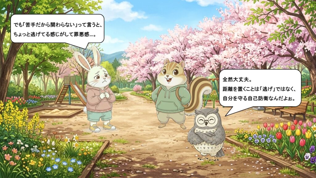 苦手な人と、無理して付き合わなくていい3つの理由