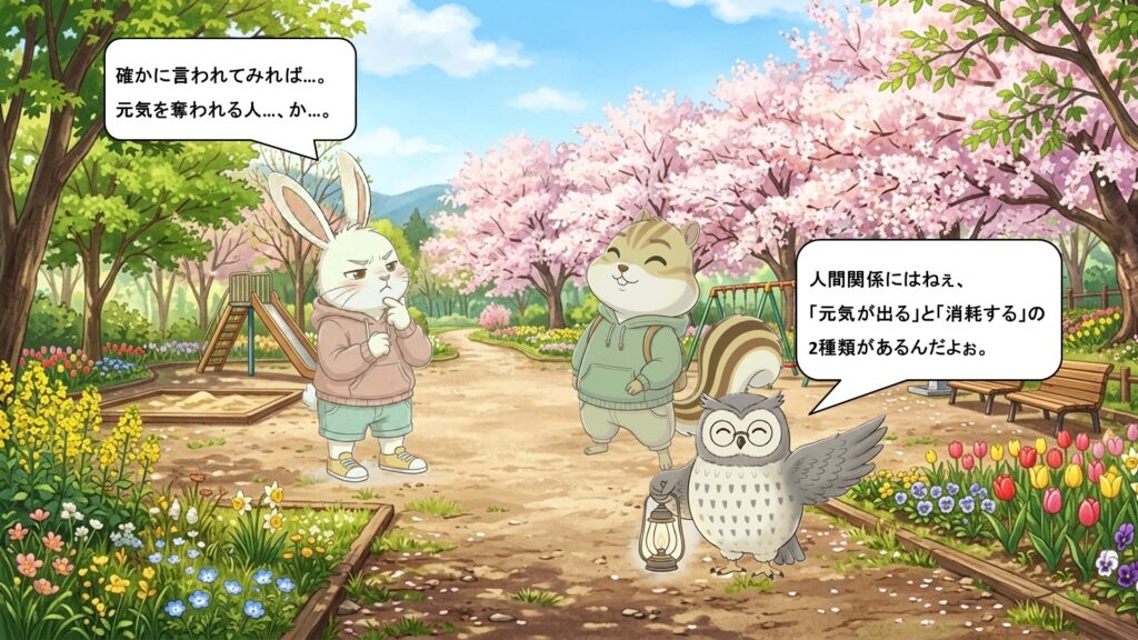 「元気をくれる人」と「元気を奪う人」がいる